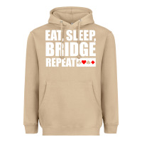 Mushroom funny bridge card game lover bridge Heavyweight Hoodie - linhVisuals