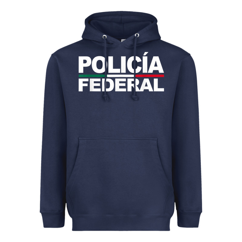 Mexico Policia Federal Mexican Police Law Enforcement Heavyweight Hoodie by linhVisuals | Teevron