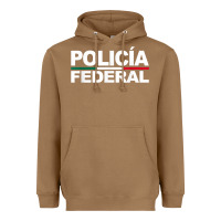 Toasted Coconut mexico policia federal mexican police law enforcement Heavyweight Hoodie - linhVisuals