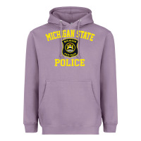 Lavender michigan state police Heavyweight Hoodie - linhVisuals
