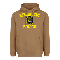 Toasted Coconut michigan state police Heavyweight Hoodie - linhVisuals