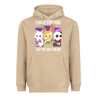 Mushroom i have friends they are just online Heavyweight Hoodie - linhVisuals