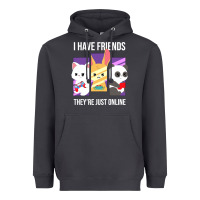 Smoke i have friends they are just online Heavyweight Hoodie - linhVisuals