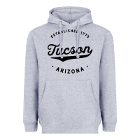 Heather Grey classic retro vintage tucson arizona 1775 usa gift sweatshirt Heavyweight Hoodie - linhVisuals