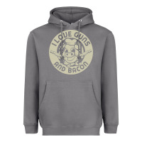 Storm i love guns bacon pork pig funny gun Heavyweight Hoodie - linhVisuals