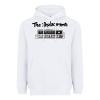 White radio the replacements Heavyweight Hoodie - linhVisuals