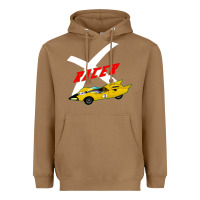 Toasted Coconut racer x Heavyweight Hoodie - linhVisuals