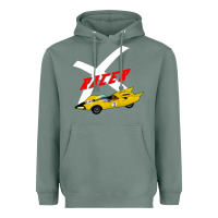 Sage racer x Heavyweight Hoodie - linhVisuals