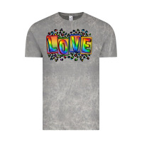 Cloud Rock Love pride Vintage Tee - FaDigitalArtStudio