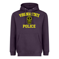 Plum virginia state police Heavyweight Hoodie - linhVisuals