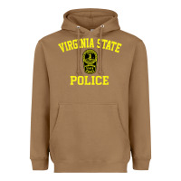 Toasted Coconut virginia state police Heavyweight Hoodie - linhVisuals