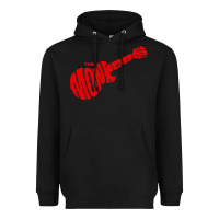 Black red monkees Heavyweight Hoodie - linhVisuals