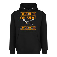 Black oh snap turkey wishbone funny ugly Heavyweight Hoodie - linhVisuals