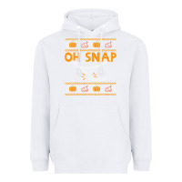 White oh snap turkey wishbone funny ugly Heavyweight Hoodie - linhVisuals