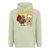 Matcha oh snap thanksgiving cute turkey day Heavyweight Hoodie - linhVisuals