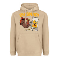 Mushroom oh snap thanksgiving cute turkey day Heavyweight Hoodie - linhVisuals