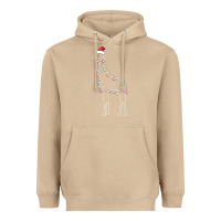 Mushroom santa giraffe christmas color led Heavyweight Hoodie - linhVisuals