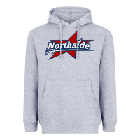 Heather Grey northside high school Heavyweight Hoodie - linhVisuals