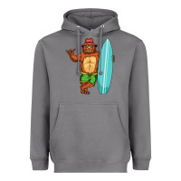 Storm surfing premium Heavyweight Hoodie - linhVisuals