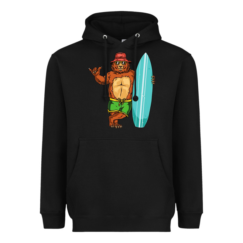 Surfing Premium Heavyweight Hoodie by linhVisuals | Teevron