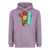 Lavender surfing premium Heavyweight Hoodie - linhVisuals