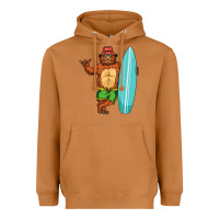 Meerkat surfing premium Heavyweight Hoodie - linhVisuals