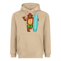 Mushroom surfing premium Heavyweight Hoodie - linhVisuals