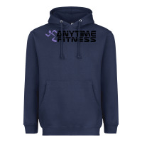 Navy anytime fitness leg day Heavyweight Hoodie - linhVisuals