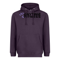 Plum anytime fitness leg day Heavyweight Hoodie - linhVisuals