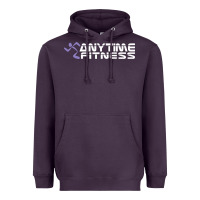 Plum anytime fitness leg day Heavyweight Hoodie - linhVisuals