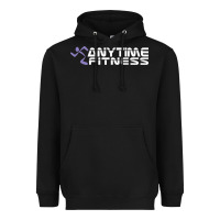 Black anytime fitness leg day Heavyweight Hoodie - linhVisuals