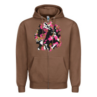 Chestnut valentine's day cow patches Zipper Hoodie - AdoDesignShop