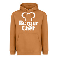 Meerkat vintage burger chef classic Heavyweight Hoodie - linhVisuals