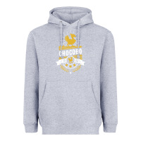 Heather Grey chocobo Heavyweight Hoodie - linhVisuals