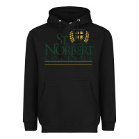 Black St. Norbert College Heavyweight Hoodie - linhVisuals