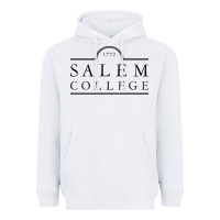 White Salem College Heavyweight Hoodie - linhVisuals