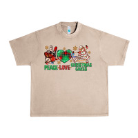 French Oak peace love christmas cakes bbs Urban Heavy Tee - BundleAndBundleShop