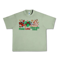 Oil Green peace love christmas cakes bbs Urban Heavy Tee - BundleAndBundleShop