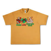 Peanut Butter peace love christmas cakes bbs Urban Heavy Tee - BundleAndBundleShop