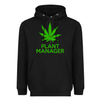 Black plant manager weed pot cannabis flippin sweet gear transparent copy Heavyweight Hoodie - linhVisuals