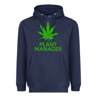 Navy plant manager weed pot cannabis flippin sweet gear transparent copy Heavyweight Hoodie - linhVisuals