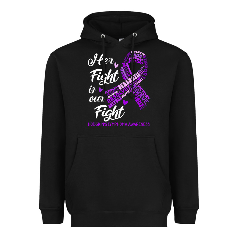 Hodgkins Lymphoma Awareness T  Shirt Hodgkin's Lymphoma Awareness Her Heavyweight Hoodie by linhVisuals | Teevron
