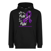 Black hodgkins lymphoma awareness t  shirt hodgkin's lymphoma awareness her Heavyweight Hoodie - linhVisuals