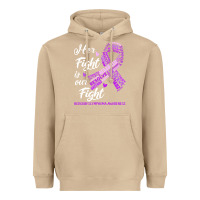 Mushroom hodgkins lymphoma awareness t  shirt hodgkin's lymphoma awareness her Heavyweight Hoodie - linhVisuals