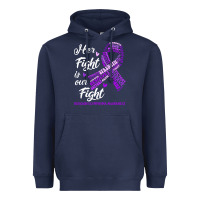 Navy hodgkins lymphoma awareness t  shirt hodgkin's lymphoma awareness her Heavyweight Hoodie - linhVisuals