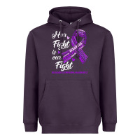 Plum hodgkins lymphoma awareness t  shirt hodgkin's lymphoma awareness her Heavyweight Hoodie - linhVisuals