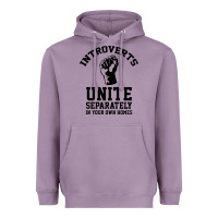 Introverts Unite Heavyweight Hoodie | Teevron