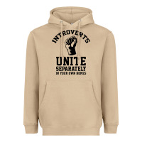 Mushroom introverts unite Heavyweight Hoodie - linhVisuals