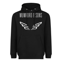 Black mumford and sons merch Heavyweight Hoodie - linhVisuals