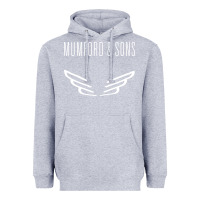 Heather Grey mumford and sons merch Heavyweight Hoodie - linhVisuals